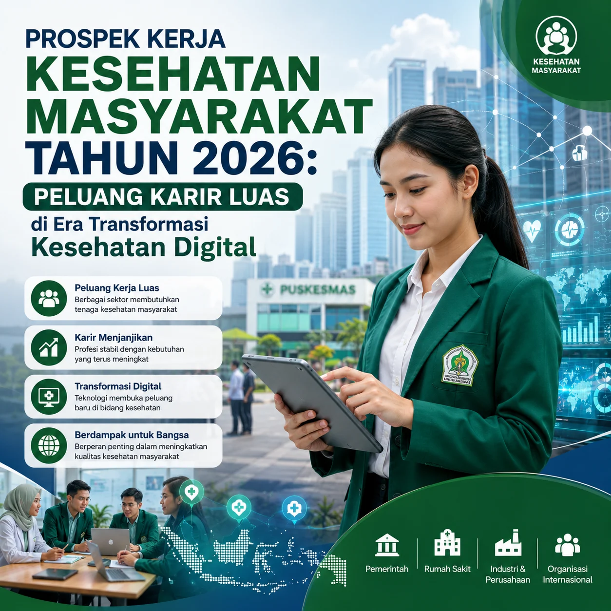 Prospek Kerja Kesehatan Masyarakat Tahun 2026: Peluang Karir Luas di Era Transformasi Kesehatan Digital